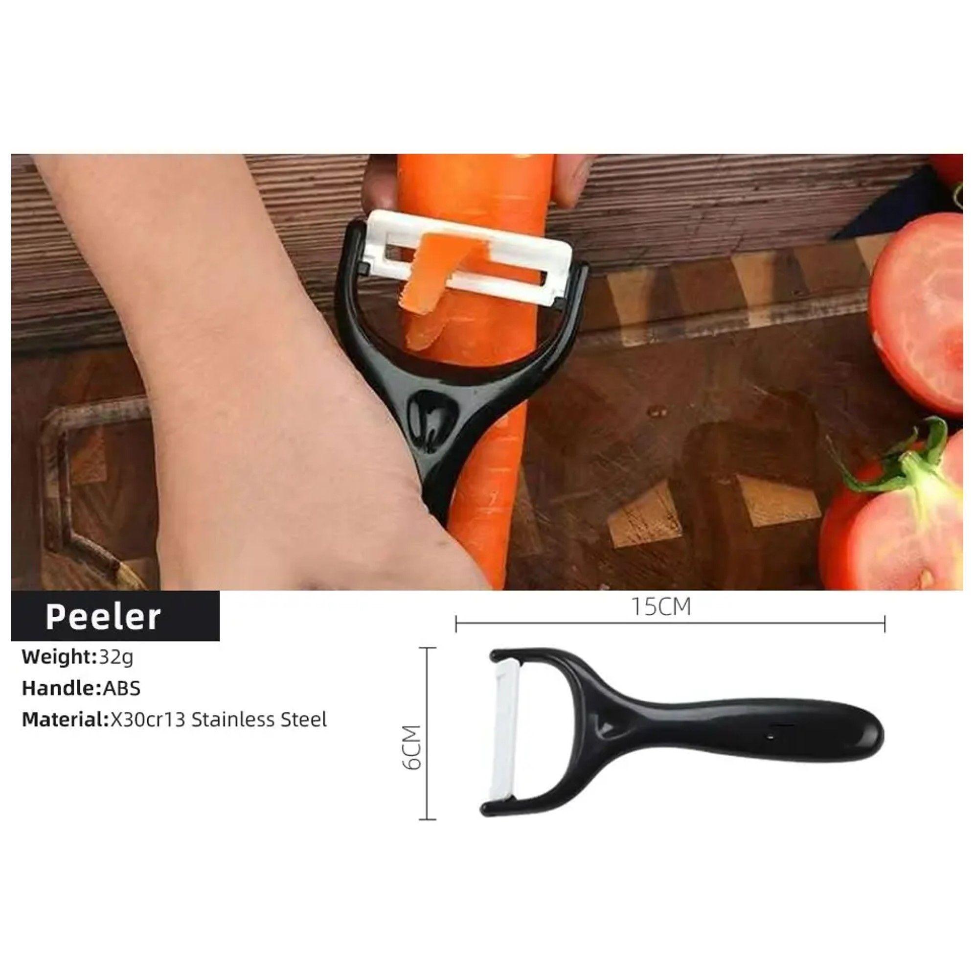 SET CUCHILLOS DE COCINA ASADO ACERO INOXIDABLE FORJADO 6 PCS-6