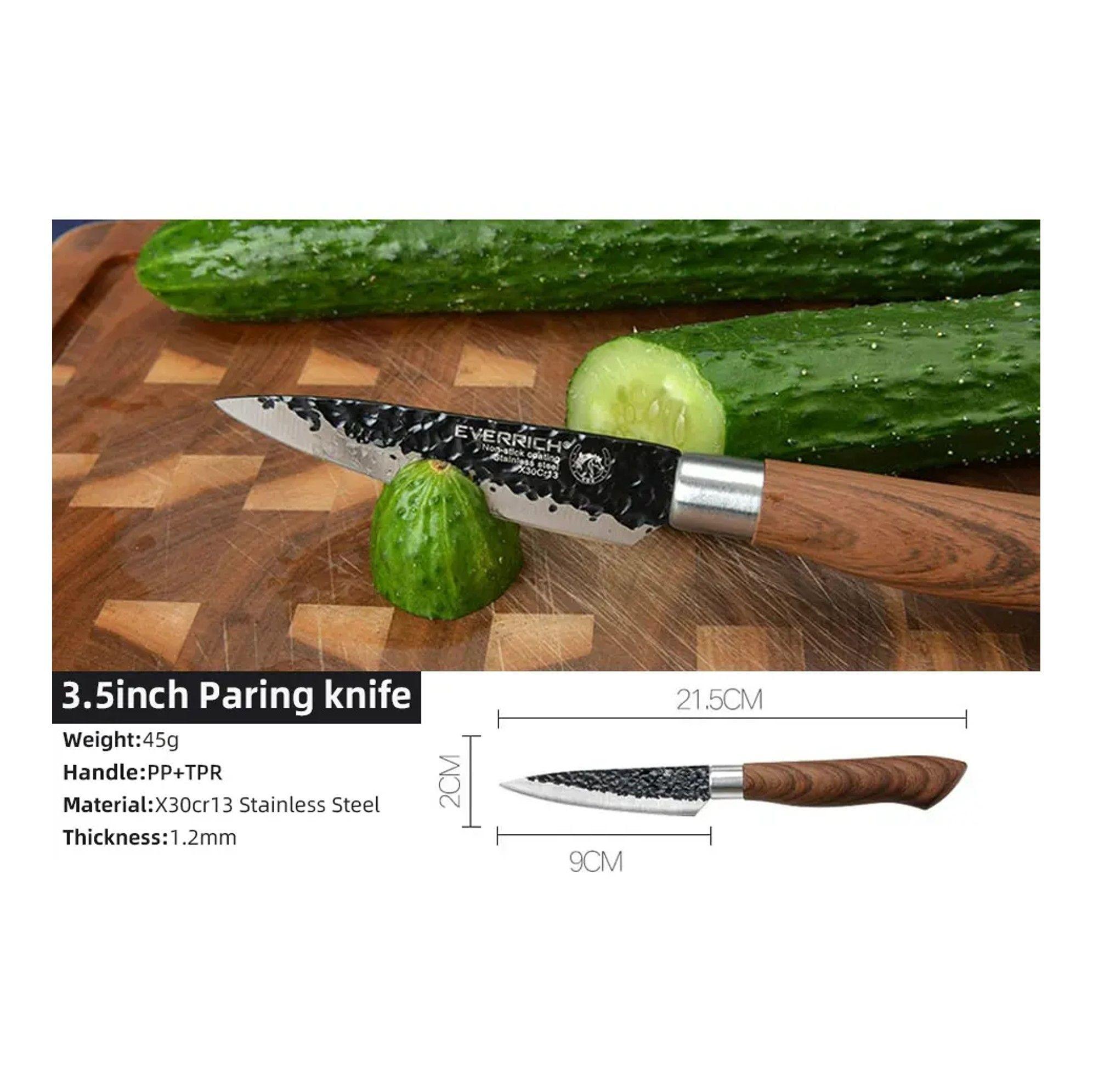 SET CUCHILLOS DE COCINA ASADO ACERO INOXIDABLE FORJADO 6 PCS-7