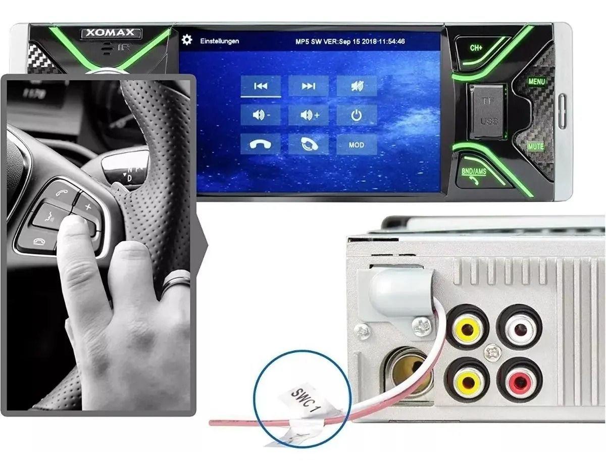 RADIO AUTO 1 DIN CON PANTALLA 4 1 BLUETOOTH USB SD CONTROL-2