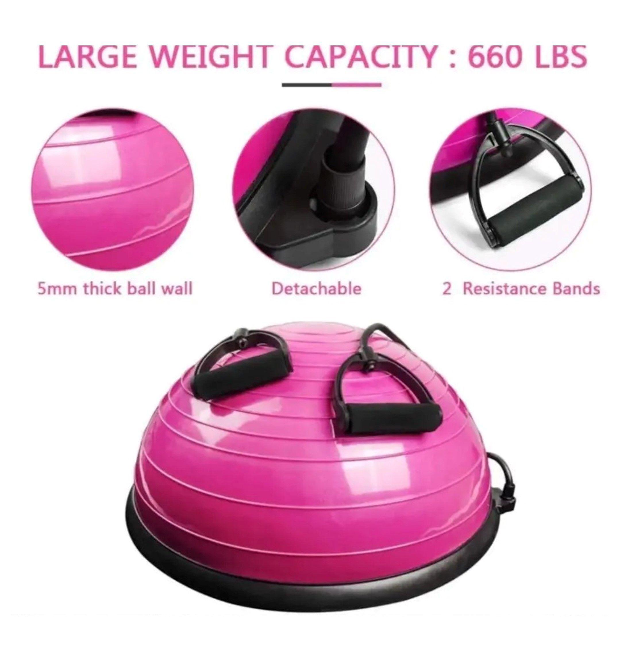 BALON BOSU GYM FITNESS YOGA SEMIESFERA DE RESISTENCIA-4