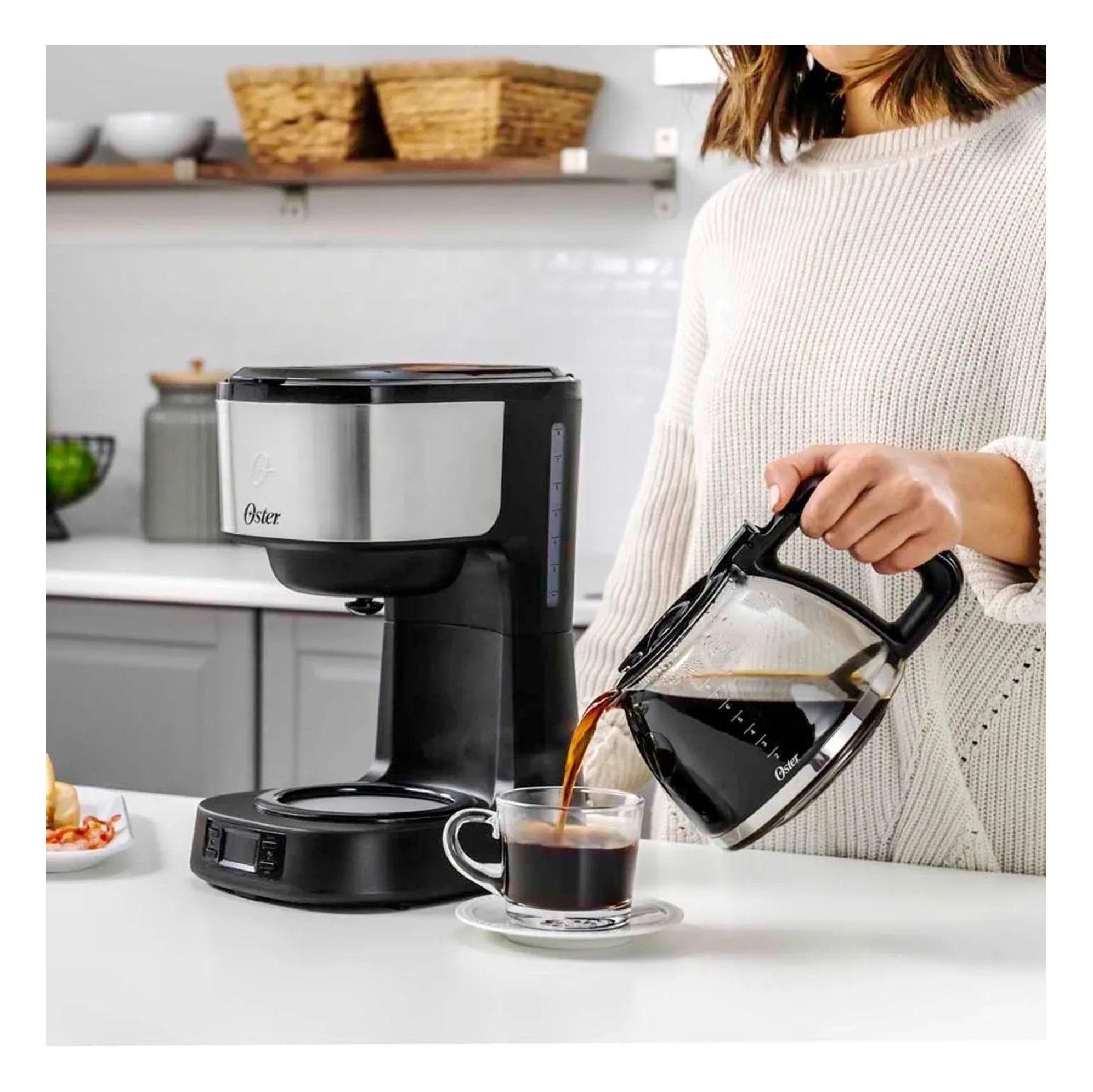 Cafetera Electrica Automatica Oster 1 2 Litros 800w Acero Inoxidable-2