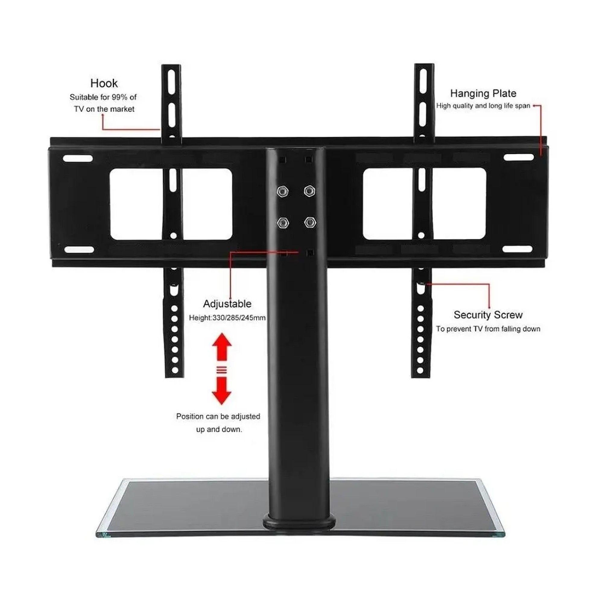 SOPORTE UNIVERSAL BASE STAND DE TV MOVIL 37 A 55 PULGADAS-2