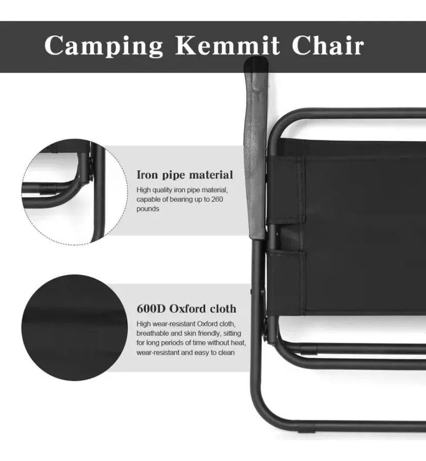 SILLA REFORZADA PLEGABLE PORTATIL PARA CAMPING-2