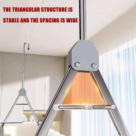 TENDEDERO TELESCOPICO COLGADOR ROPA DOMESTICO AJUSTABLE-7