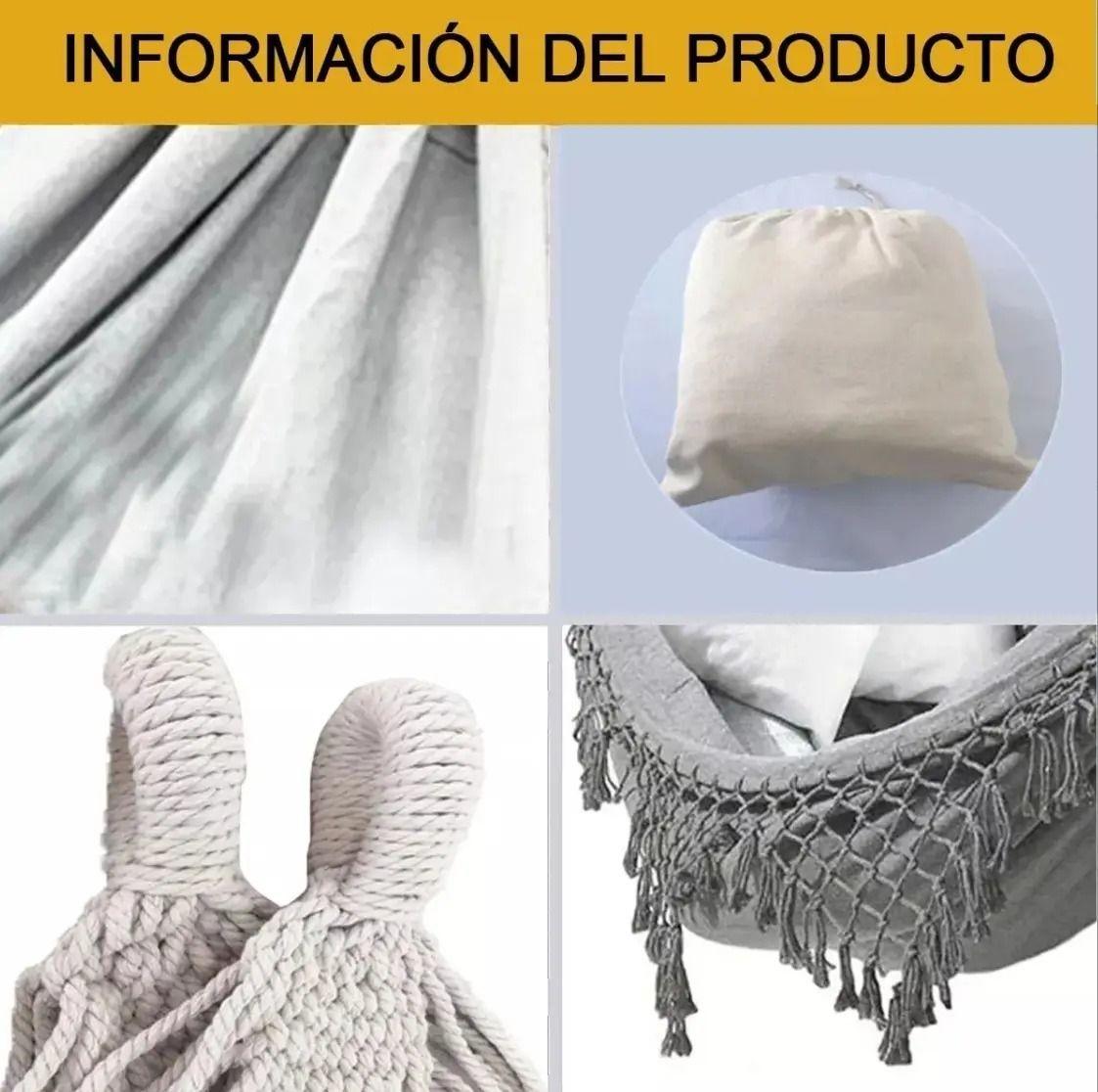 HAMACA CON BORLAS PARA EXTERIORES 150X200CM-1