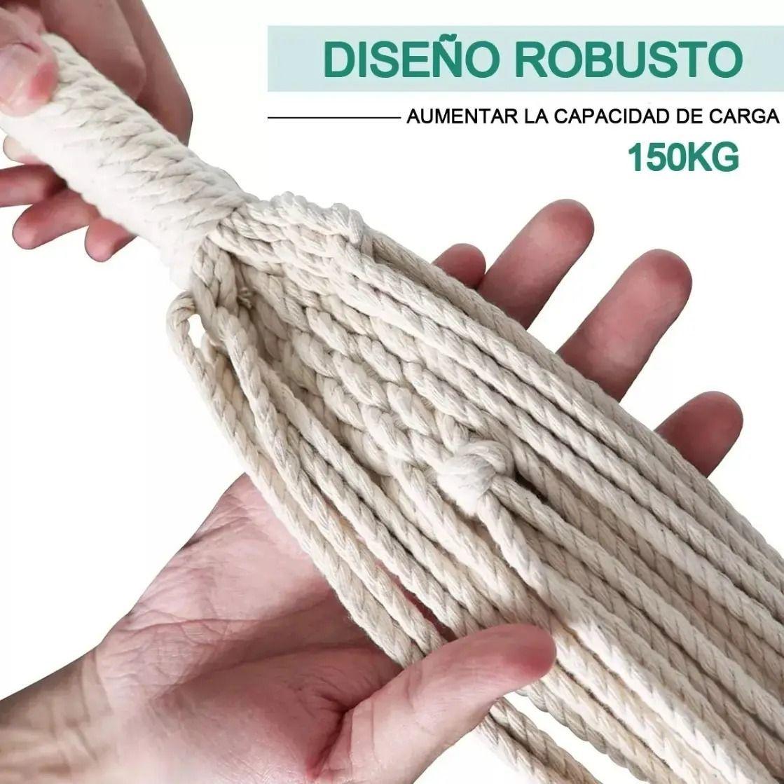 HAMACA CON BORLAS PARA EXTERIORES 150X200CM-4
