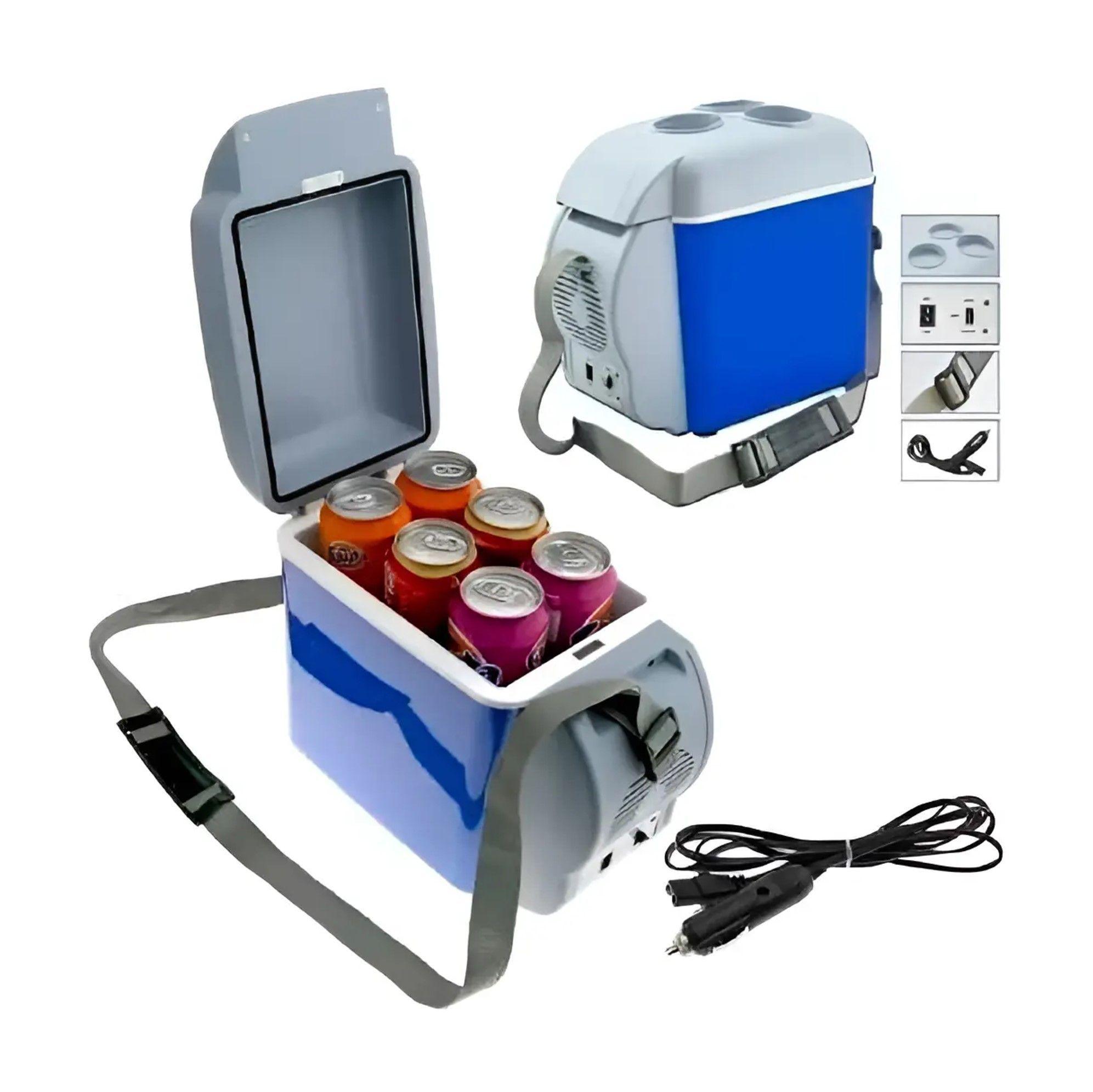 MINI COOLER 12V COOLER NEVERA COOLER ELECTRICO PORTATIL 7 5L-2