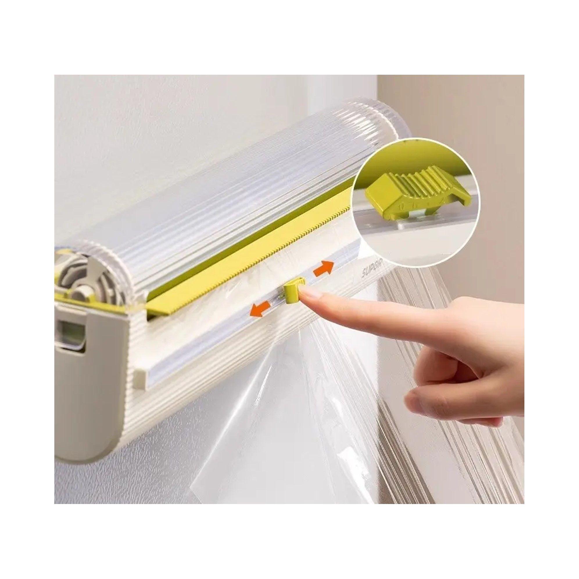 Dispensador Papel Alusa Cortador Film Magn tico 2 en 1-2