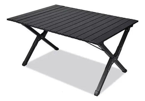 MESA MULTIUSO PLEGABLE PORTATIL CAMPING VIAJE 90 60CM-0