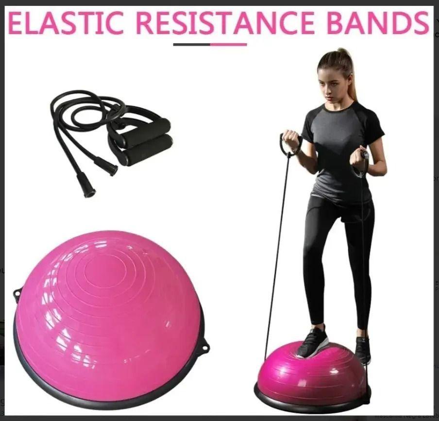 BALON BOSU FITNESS GYM PELOTA YOGA SEMIESFERA-2