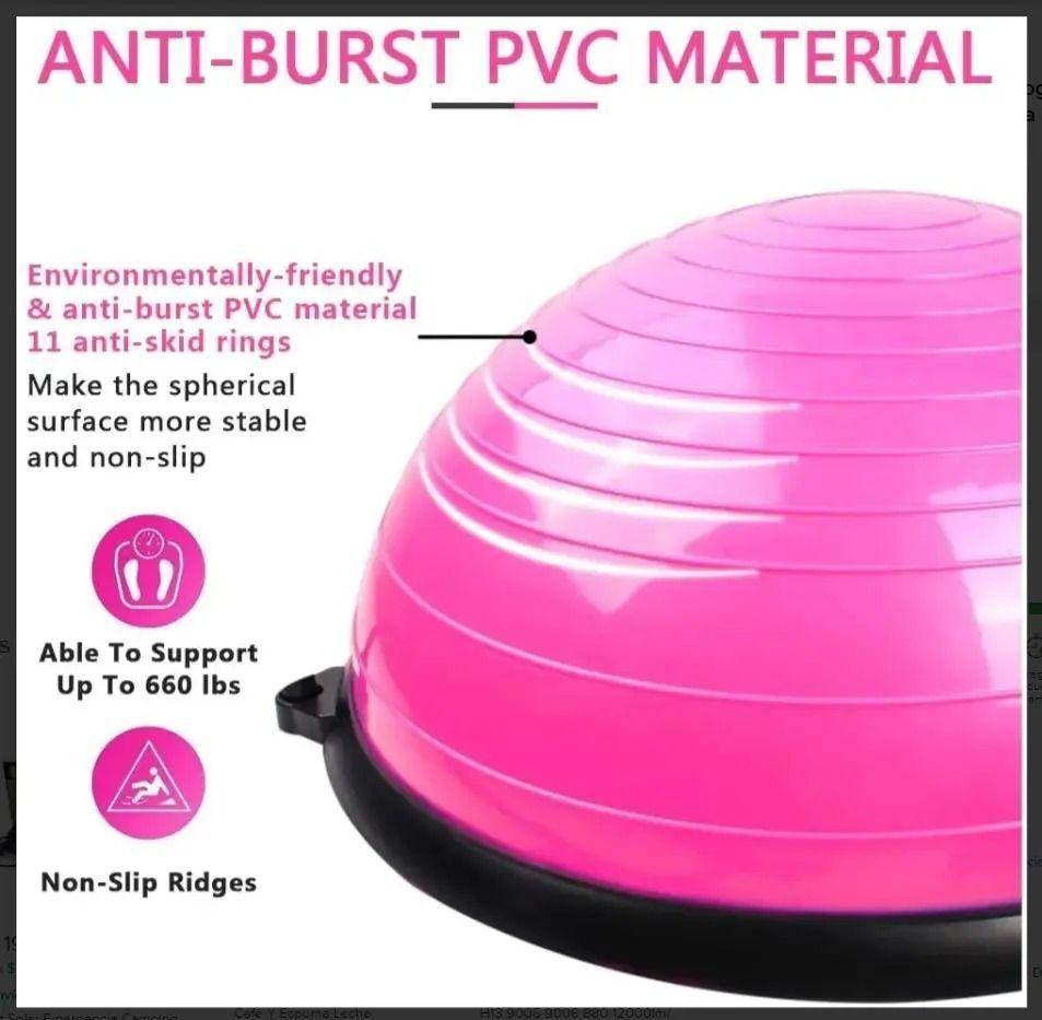 BALON BOSU FITNESS GYM PELOTA YOGA SEMIESFERA-3