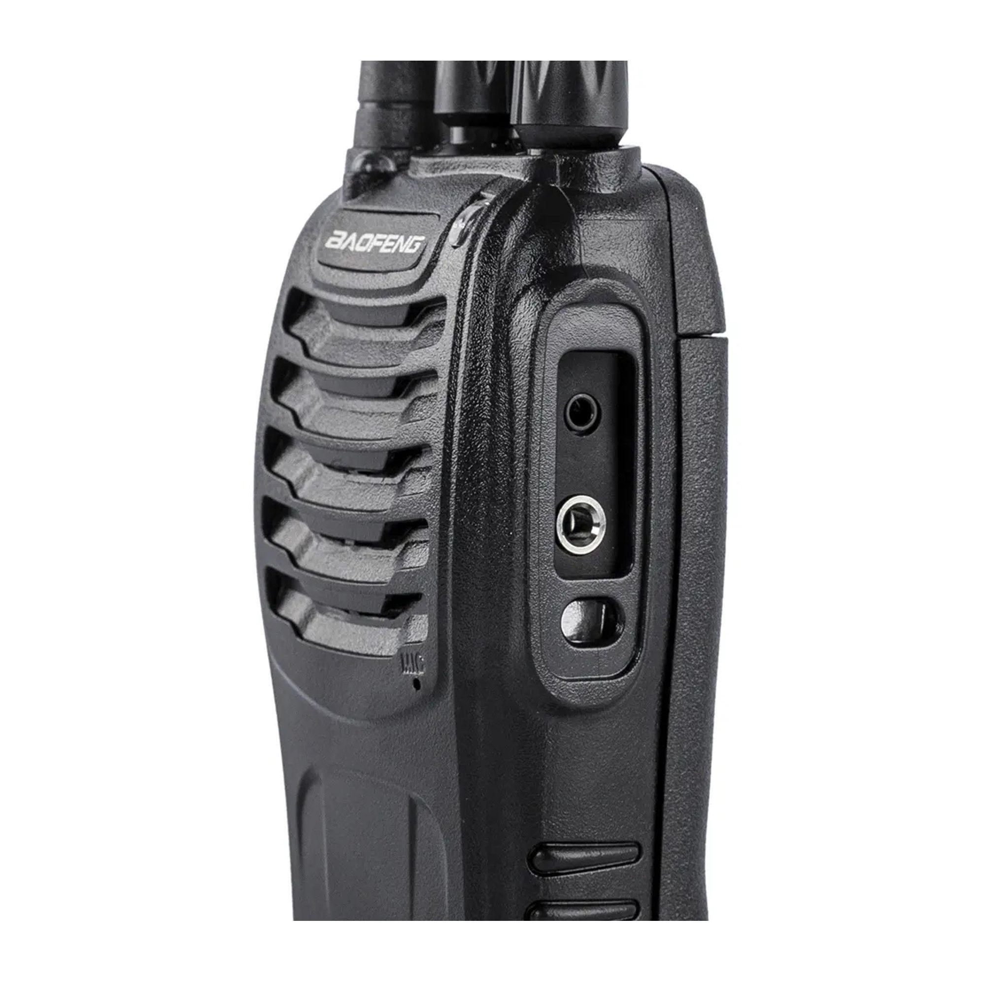 WALKIE TALKIE BF 888S RADIO TRANSMISOR PACK DUOS RECARGABLE USB CON LINTERNA LED-2