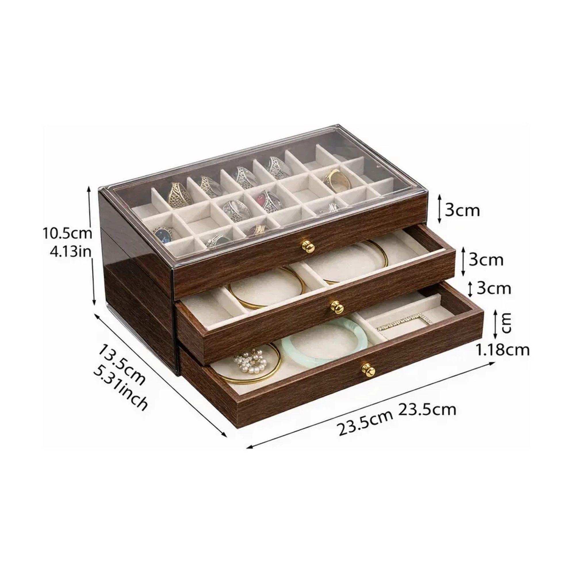 Joyero Estuche Joyer a Caja Organizadora-3