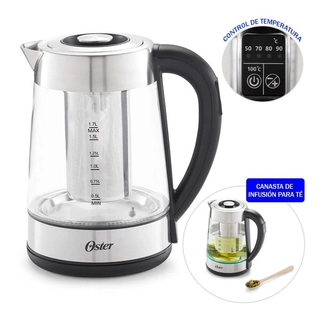 Hervidor Eléctrico Selección De Temperatura E Infusor De Té-2