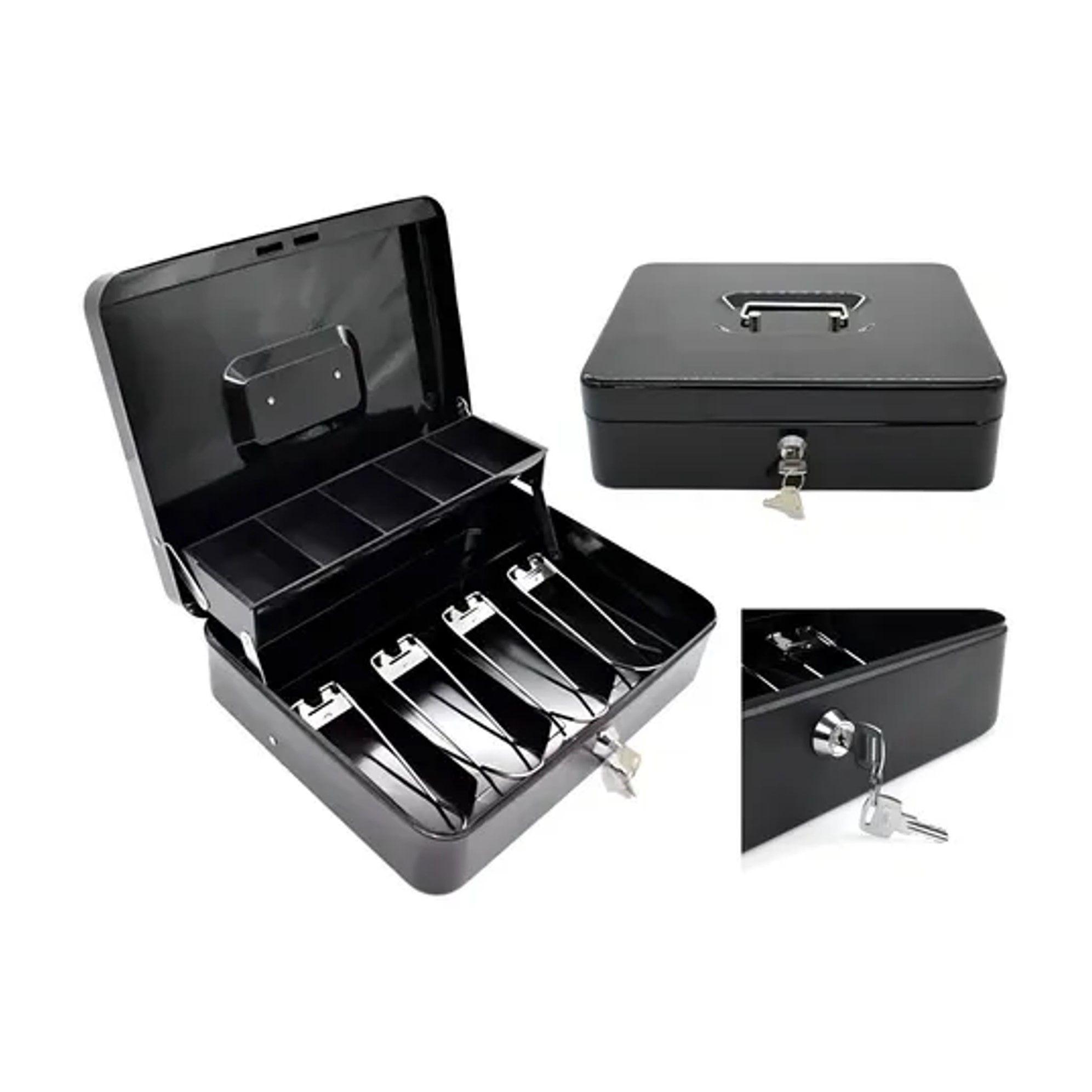 CAJA ORGANIZADORA DE DINERO CON LLAVE DE SEGURIDAD-4