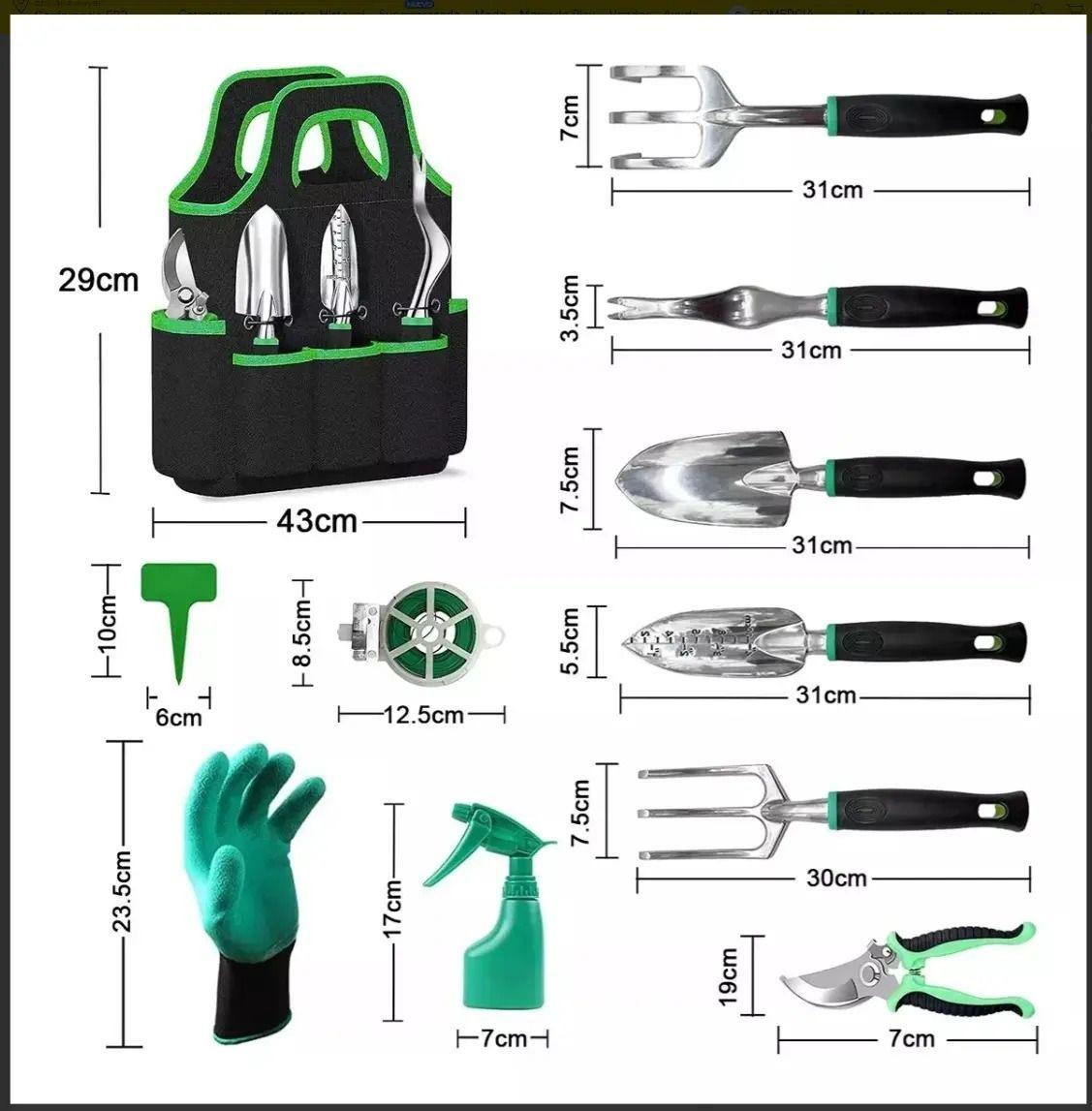 KIT 84 PIEZAS PARA EL CUIDADO DEL JARDIN PRO-4