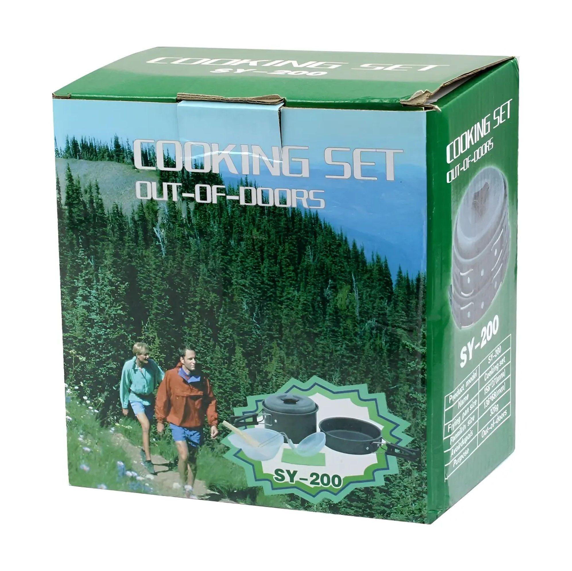 Juego de Ollas De Cocina Camping 6 en 1 SY 200-3