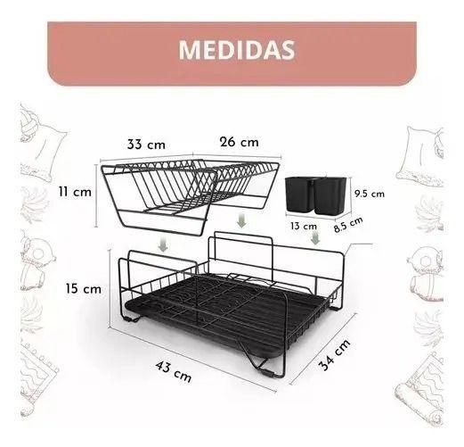 SECAPLATOS 2 NIVELES CON BANDEJA REMOVIBLE-1