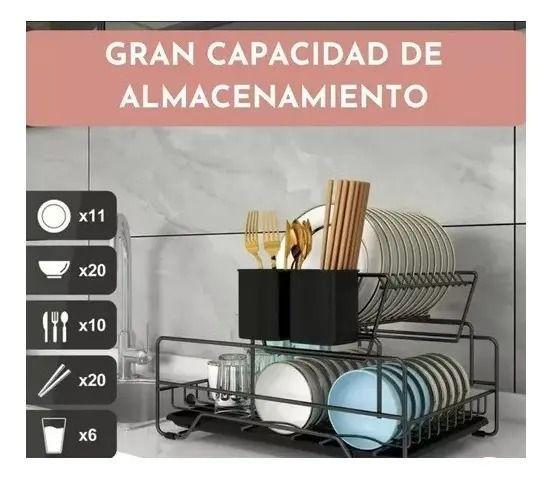 SECAPLATOS 2 NIVELES CON BANDEJA REMOVIBLE-4