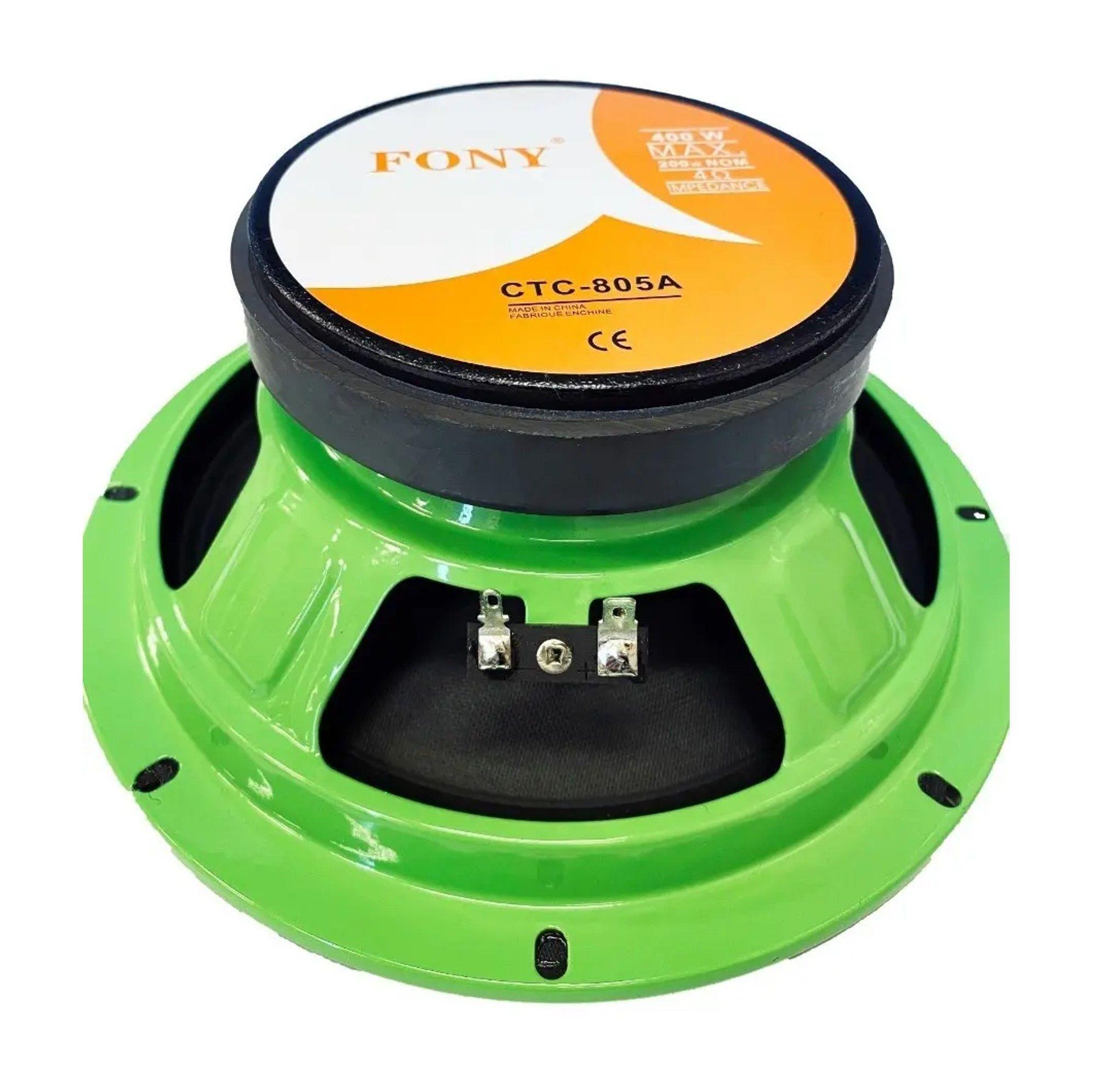 PARLANTES MEDIOS PARA AUTO 400W 20CM REDONDO-2