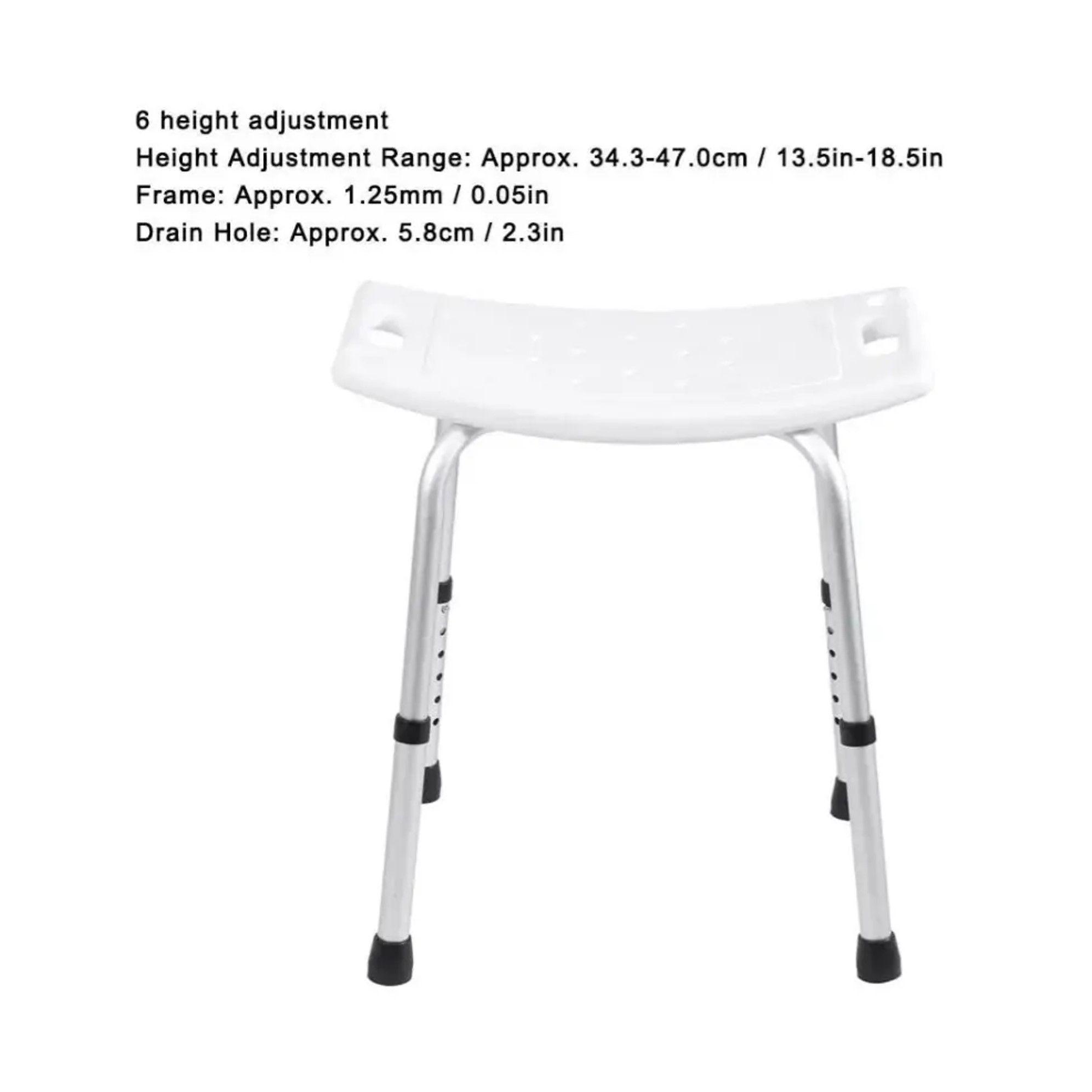 SILLA BA O AJUSTABLE ANTIDESLIZANTE SOPORTE DUCHA 130 KG-1