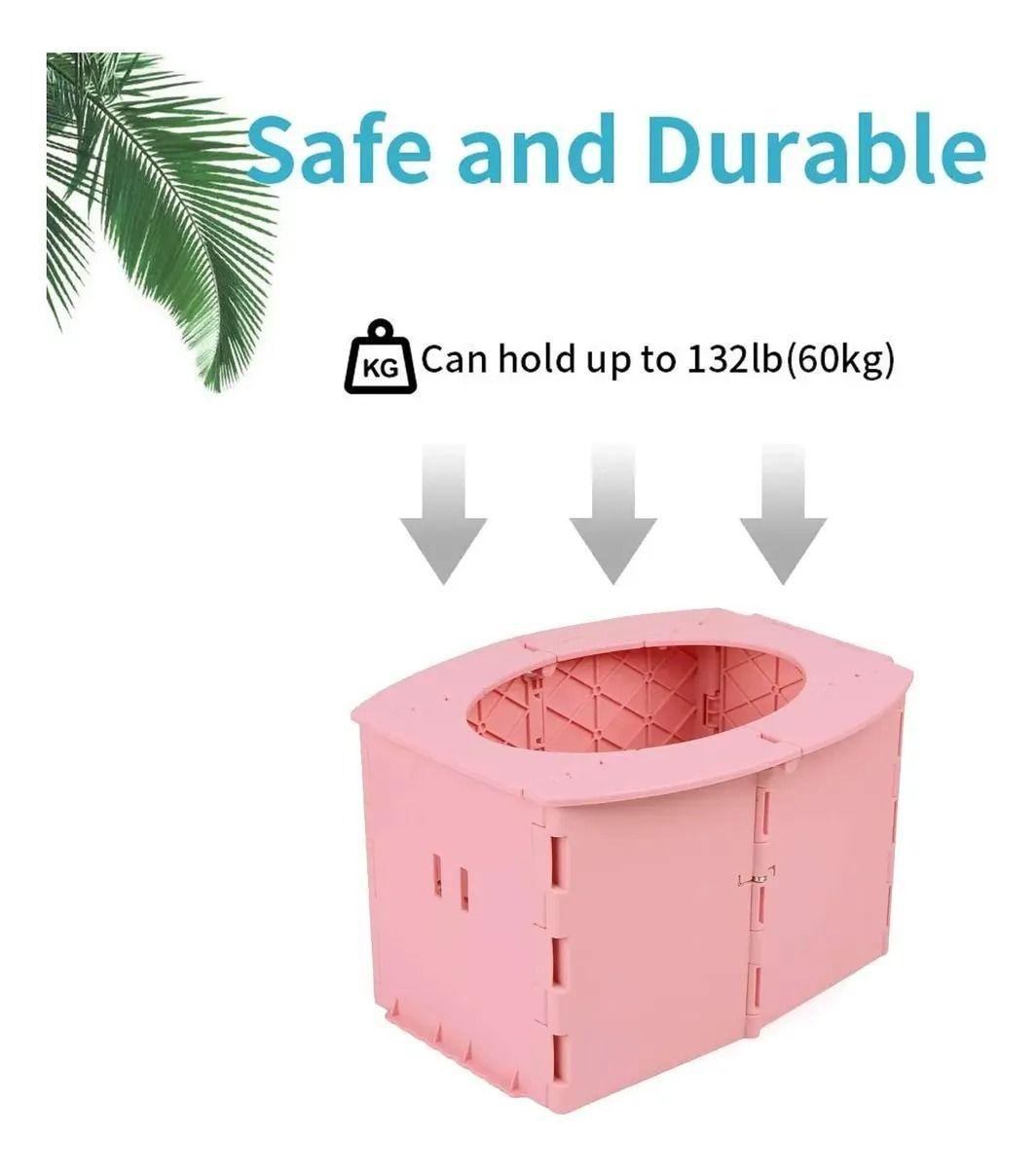 BA O PLEGABLE PORTATIL PARA CAMPING Y BOLSAS VIAJE-2