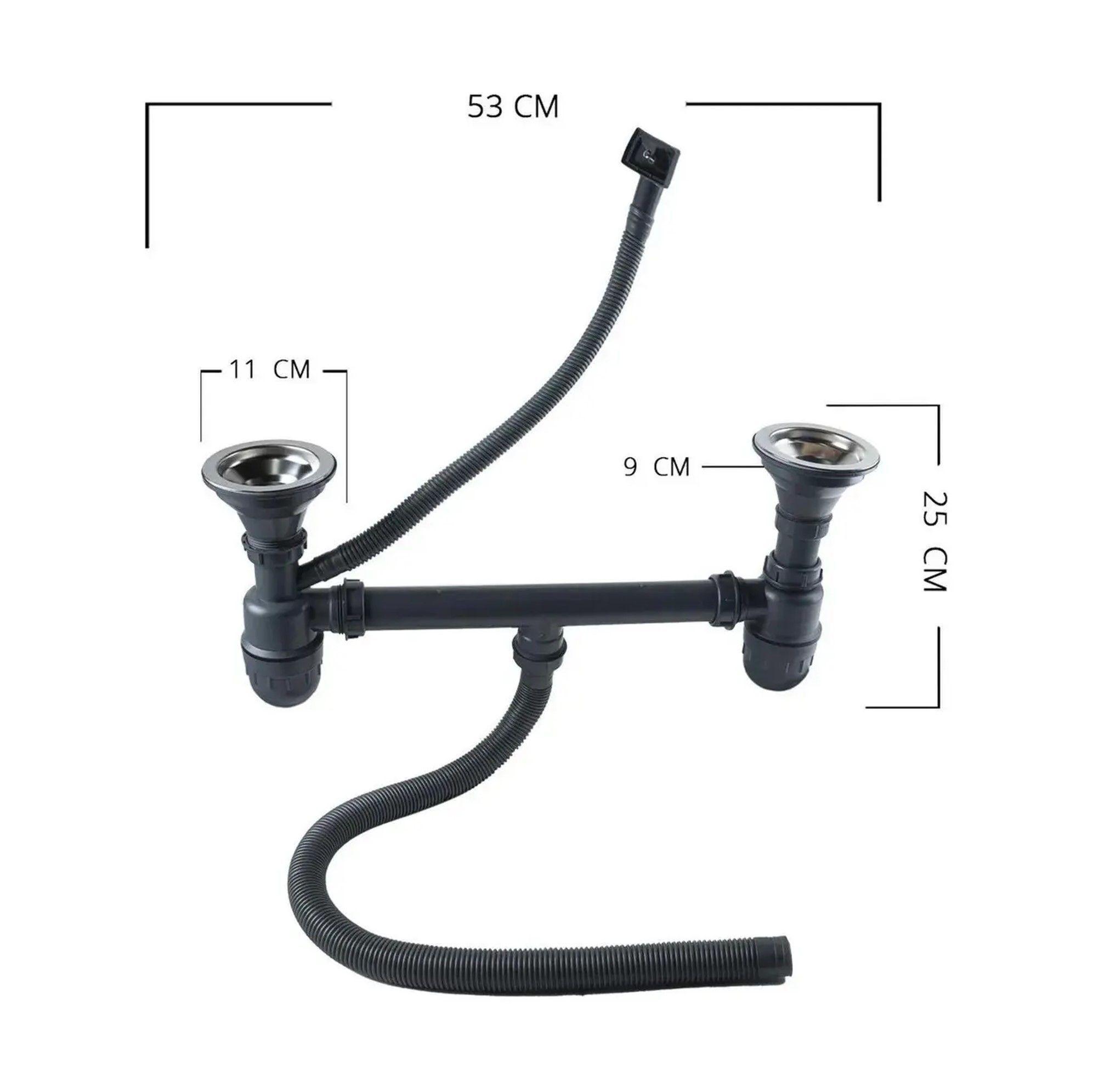 LAVAPLATOS 120X44 PARA EMPOTRAR DOBLE ACERO INOXIDABLE SECADOR LADO DERECHO-2