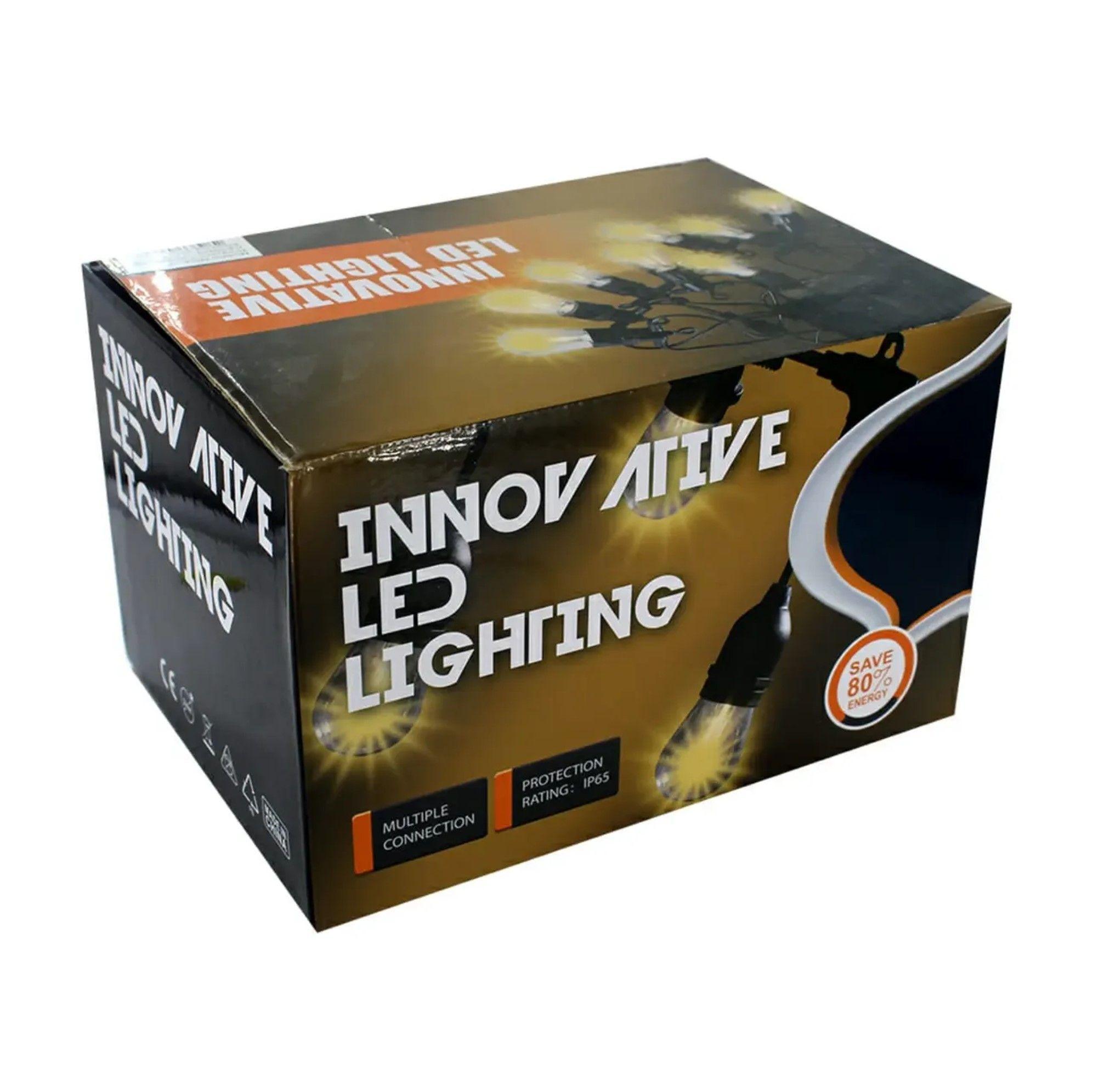 GUIRNALDA COLGANTE CON PANEL SOLAR 10M 10 LUCES LED-2