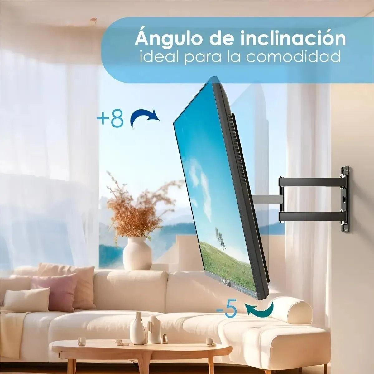 SOPORTE TV 32 65 PULGADAS 27 2KG BRAZO ARTICULADO PARED-3