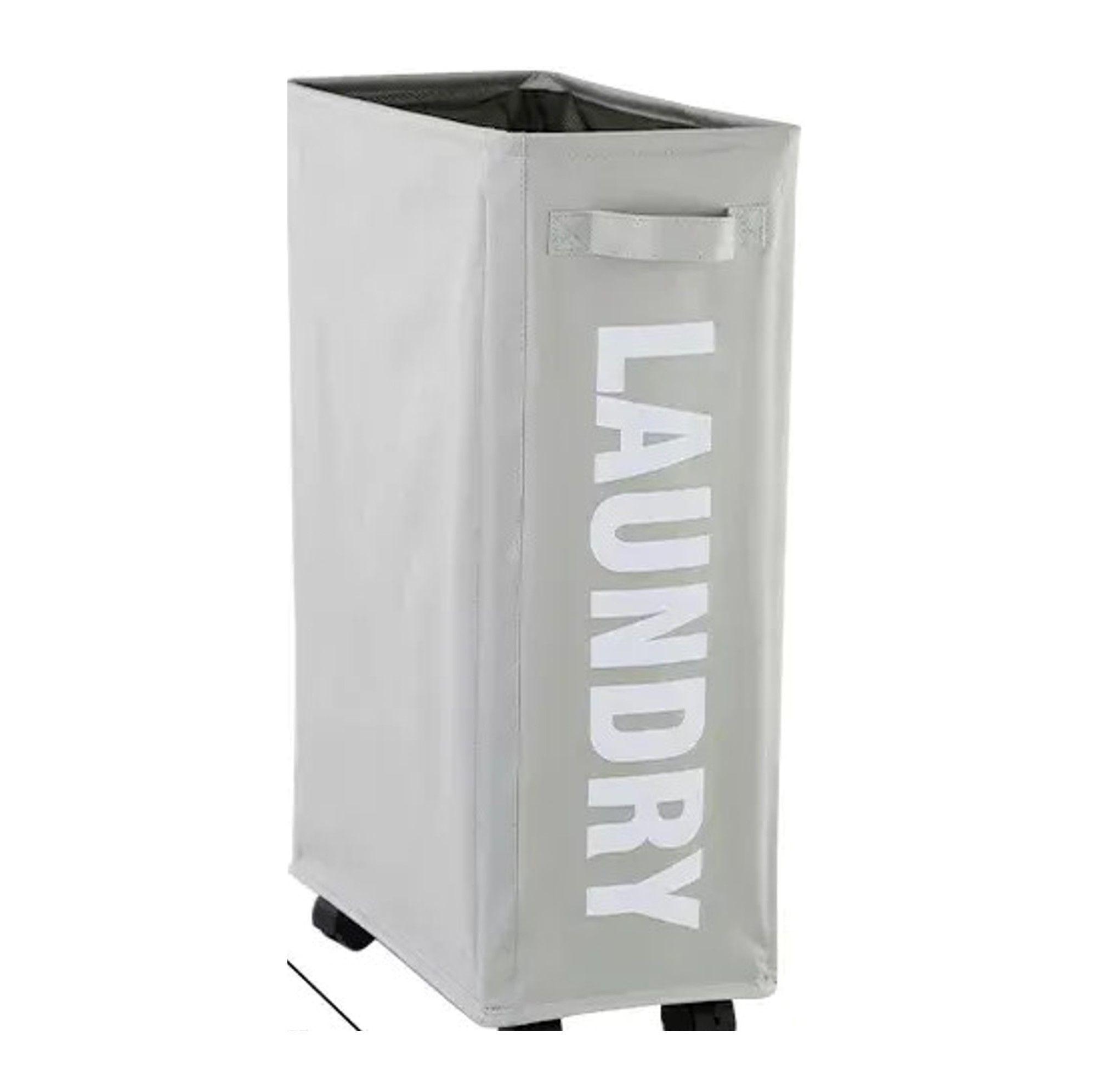CANASTO DE ROPA ORGANIZADOR CON RUEDAS LAUNDRY LAVANDERIA-0