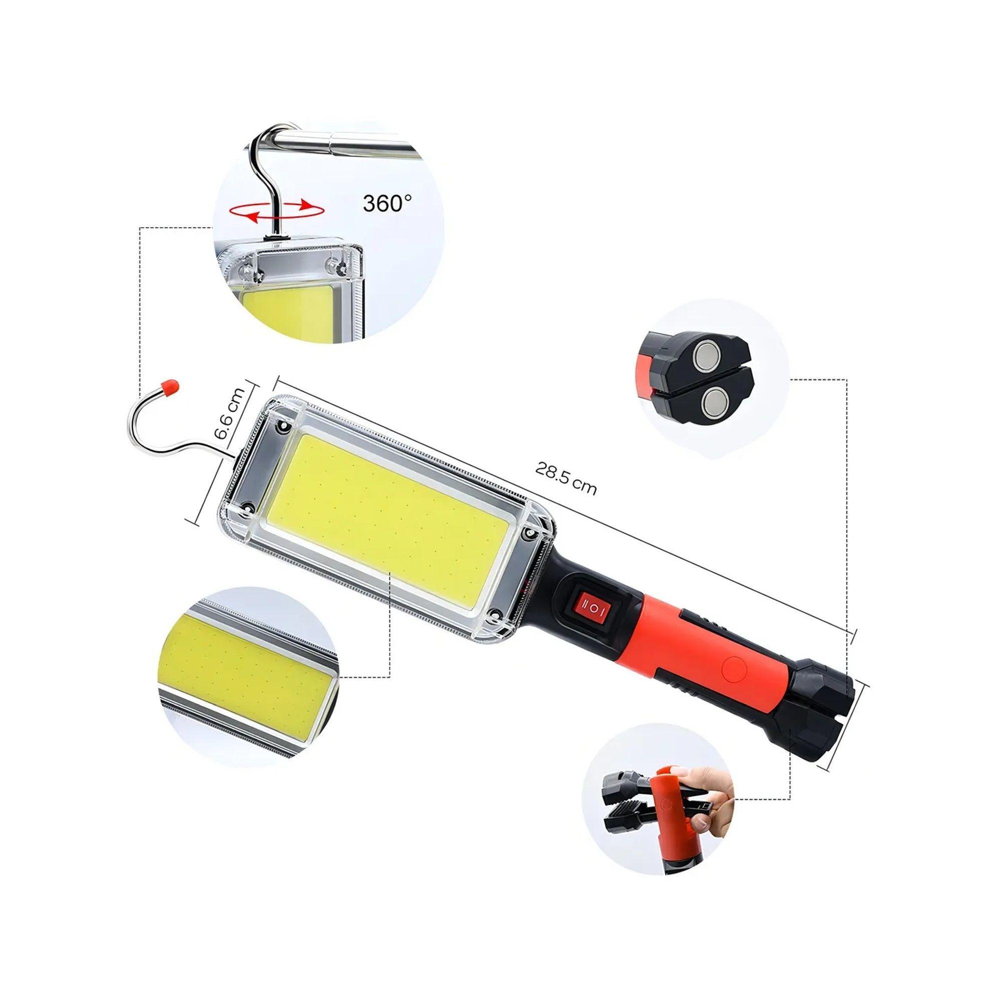L mpara Trabajo Pesado Recargable Camping 700Lm USB LED-5