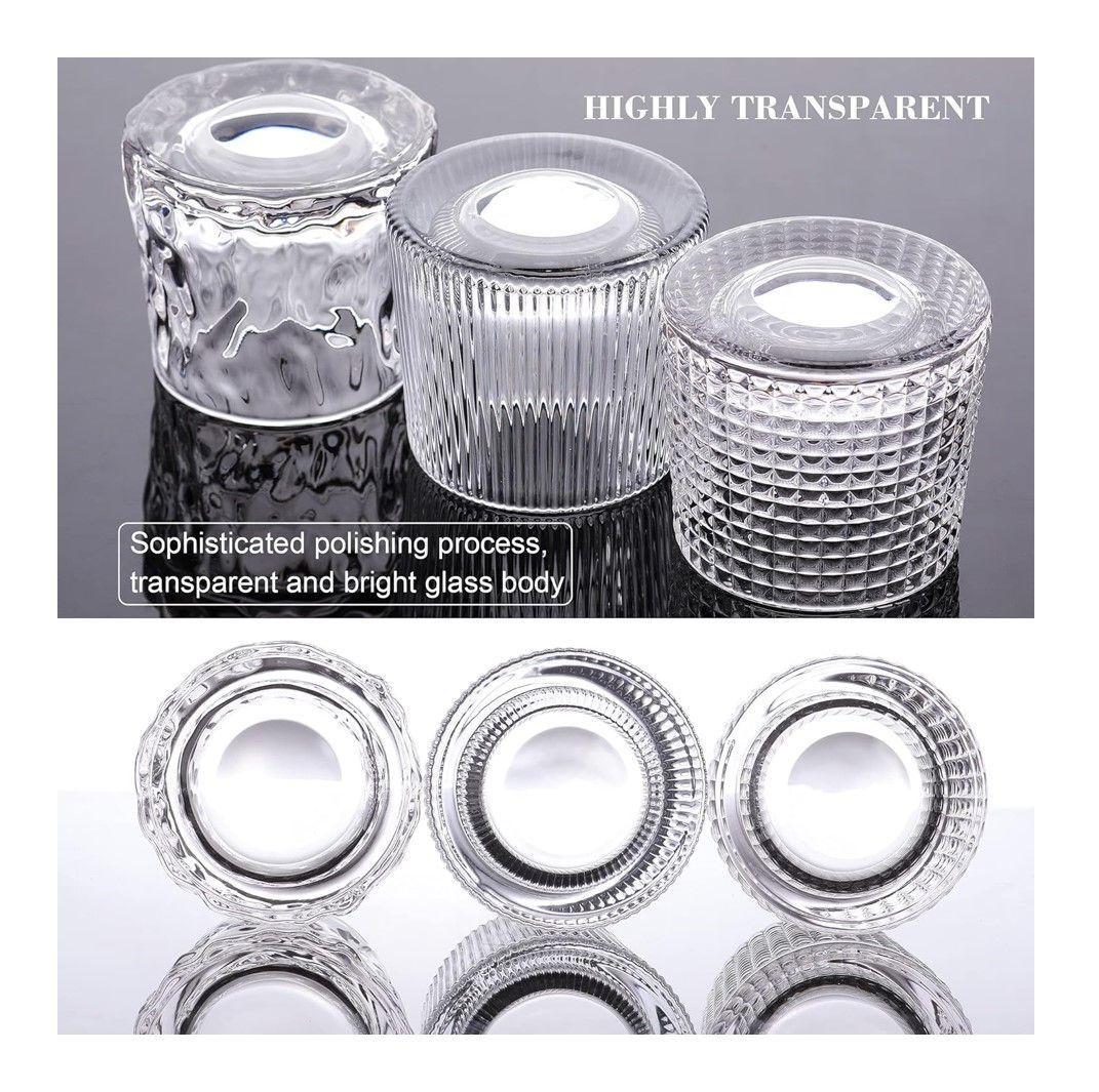 JUEGO DE 6 VASOS DE WHISKY ALTA CALIDAD 150ML 3 TIPOS-2