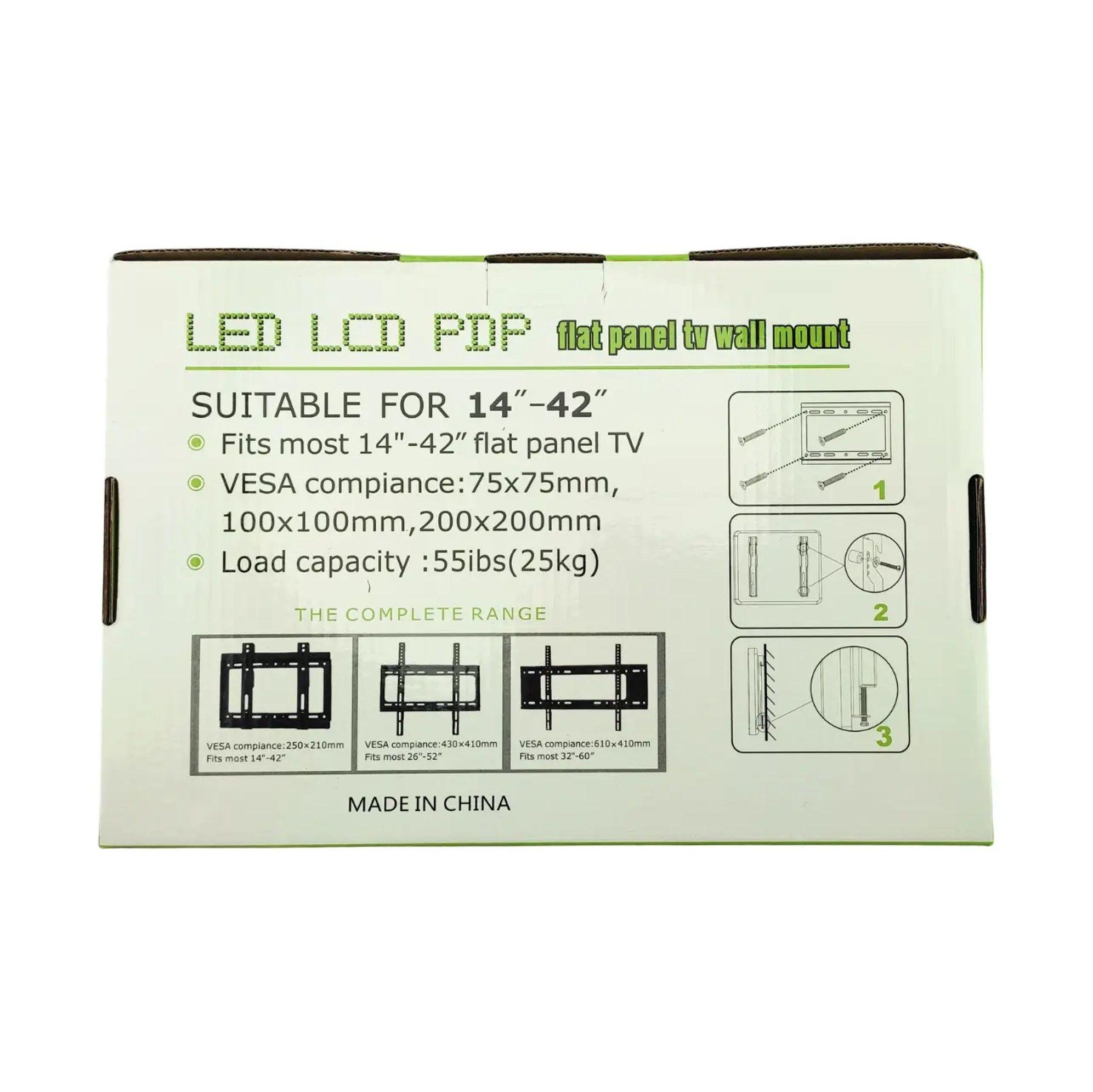 Base Fija Para Muro Tv Led 14 A 42 Pulgadas-5