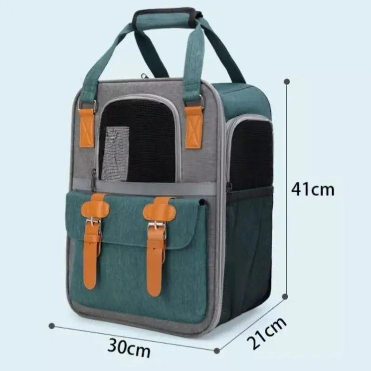 MOCHILA PORTA PERROS JAULA TRANSPORTE PERROS GATOS-4