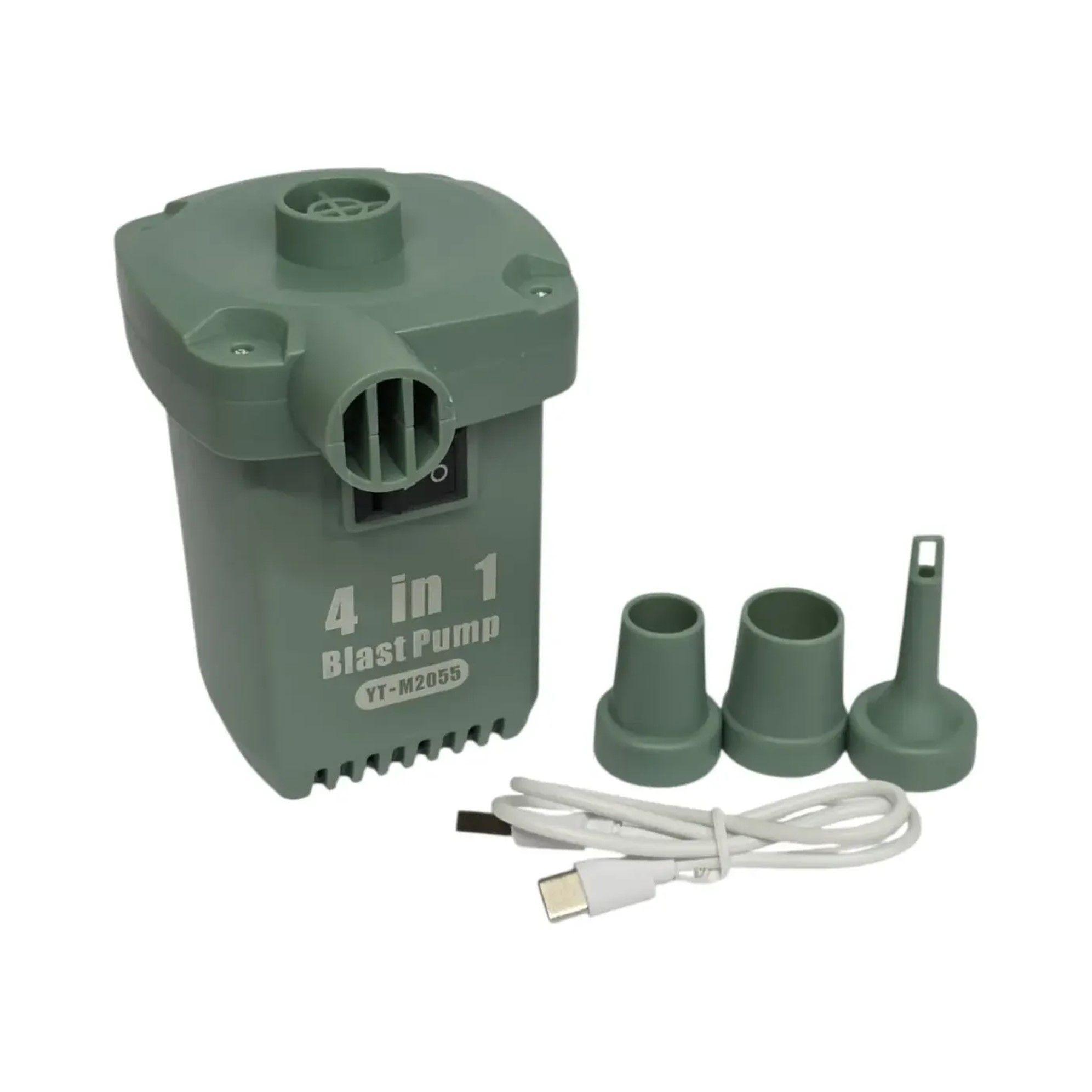 Inflador Electrico Recargable 4 en 1 Usb C Portatil-5