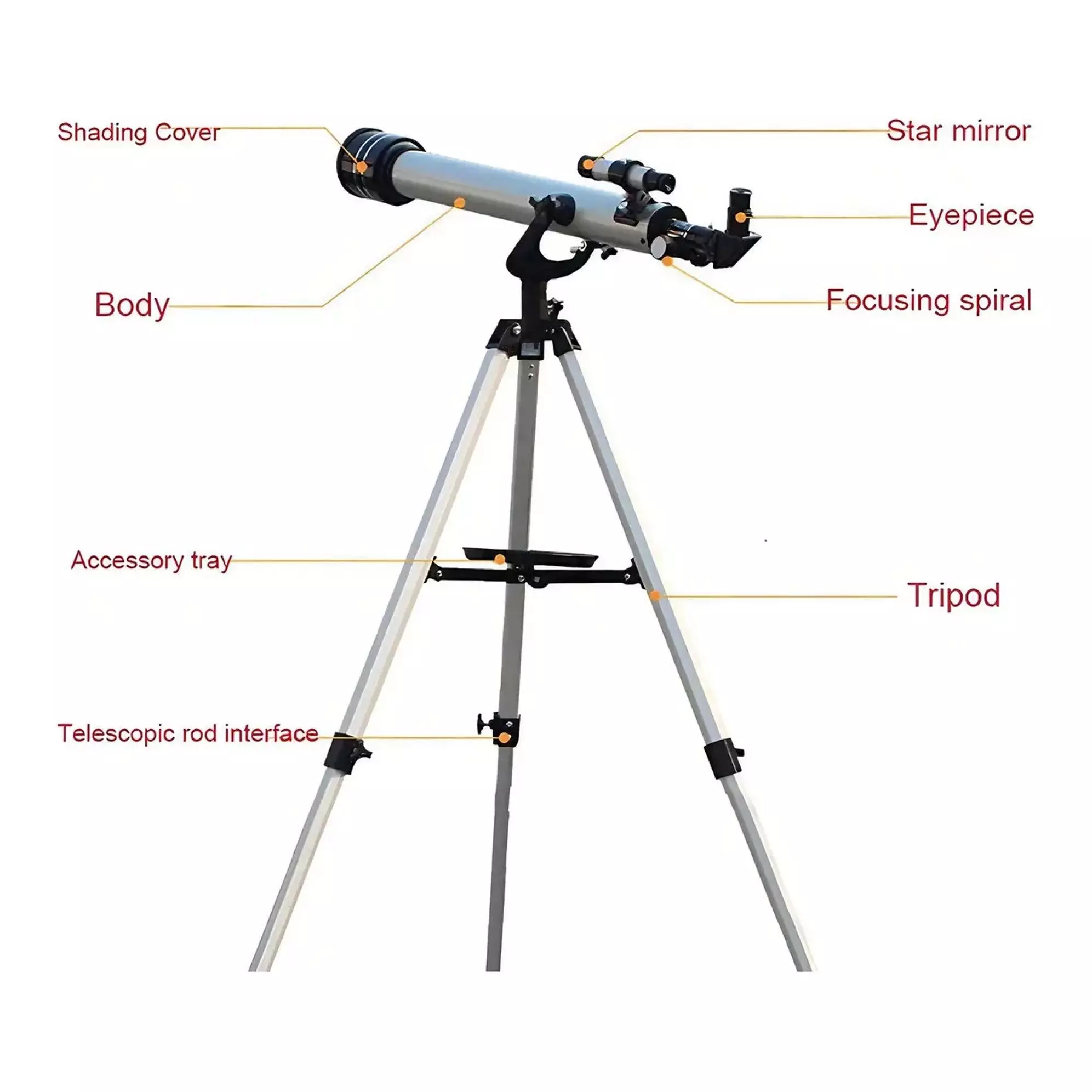 TELESCOPIO ASTRONOMICO PROFESIONAL F70060 EDUCATIVO ULTRA HD-2