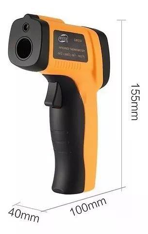 Termómetro Digital - Laser -32 A +550 Celsius-3