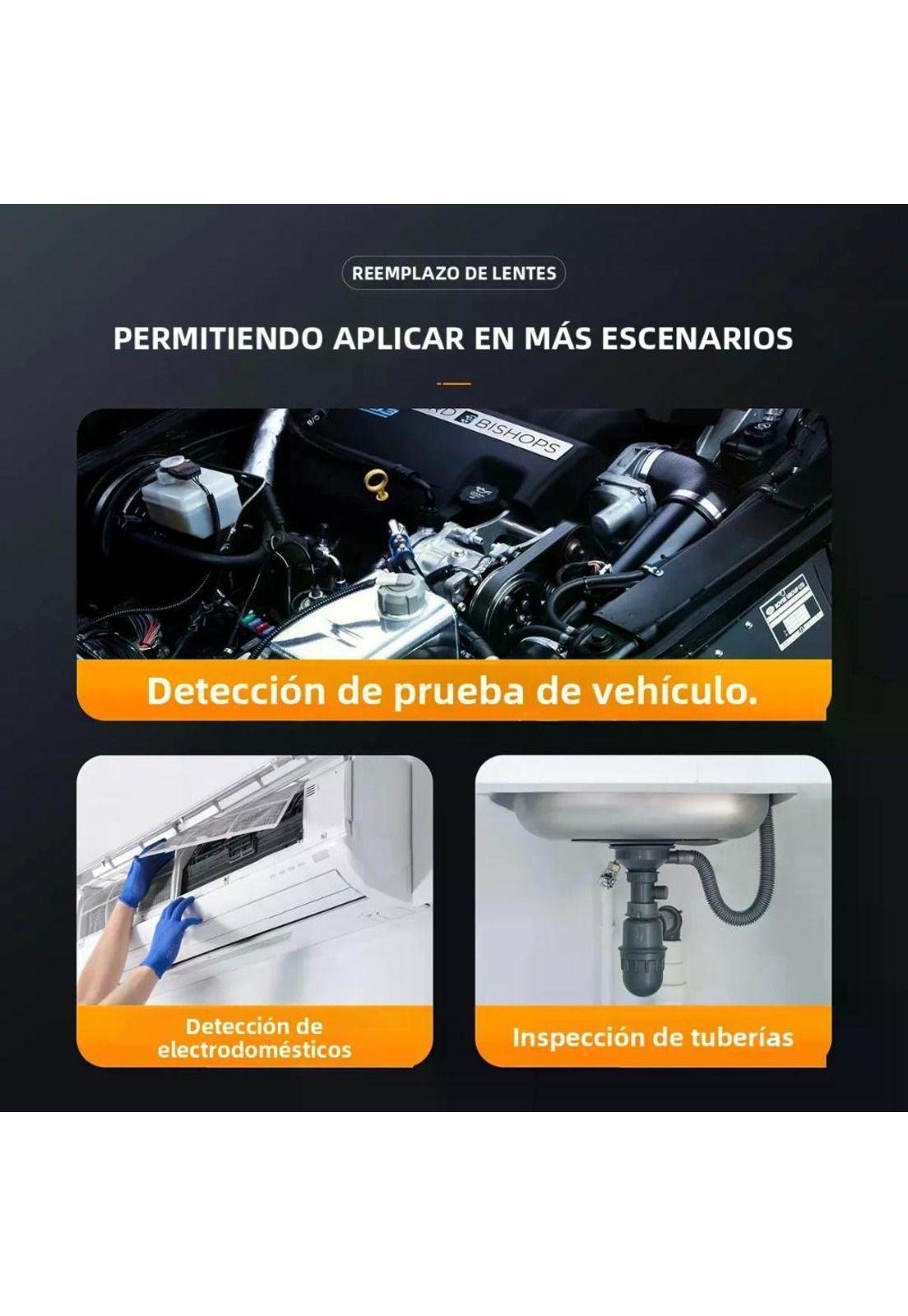 Endoscopio Boroscopio Industrial 1080p Cámara Automotriz 2m-8