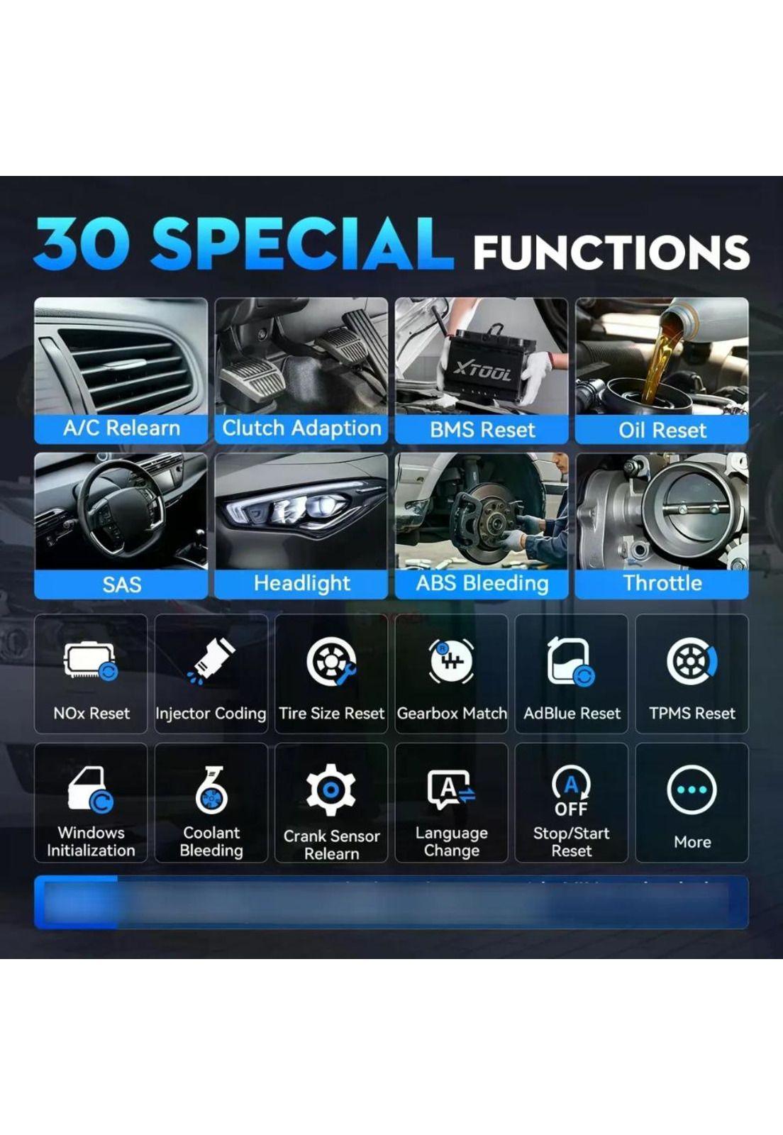 Scanner Automotriz Xtool D6S Táctil 30 funciones especial-2