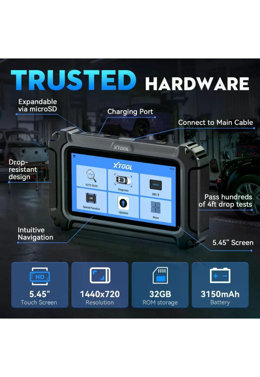 Scanner Automotriz Xtool D6S Táctil 30 funciones especial-6