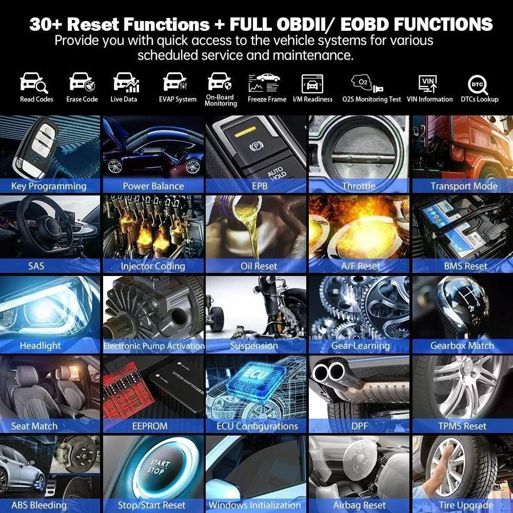 Scanner Y Llaves Xtool Ip819 Funciones Especiales +30 Dpf-1