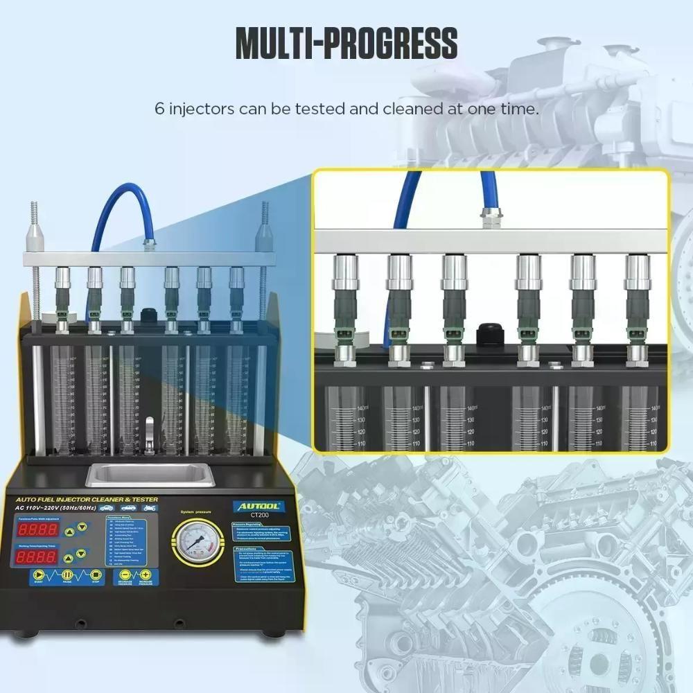 Limpiador Y Probador Inyectores Ct200 Autool-5