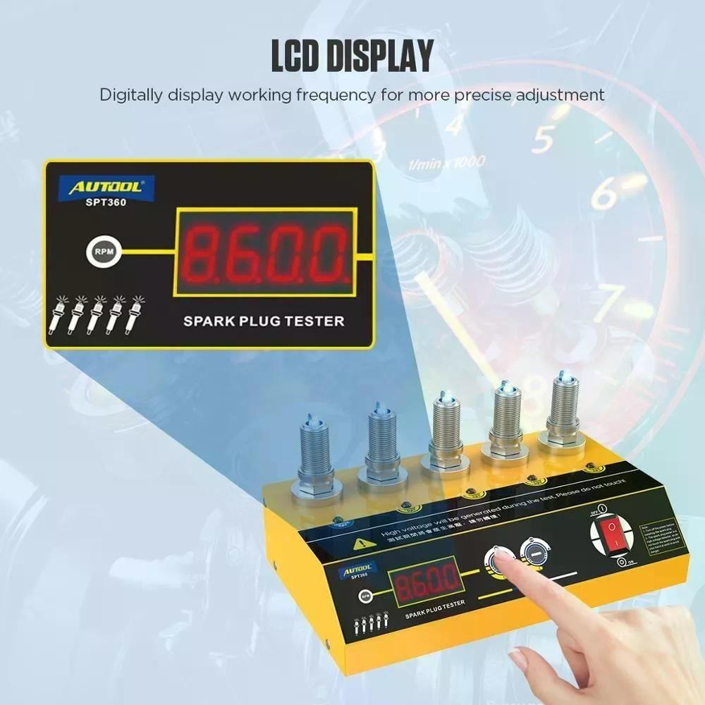 Probador De Bujías Spt360 Autool 12v-5