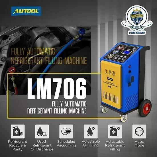Llenado Recuperación De Refrigerante Aire Lm706 Autool-1