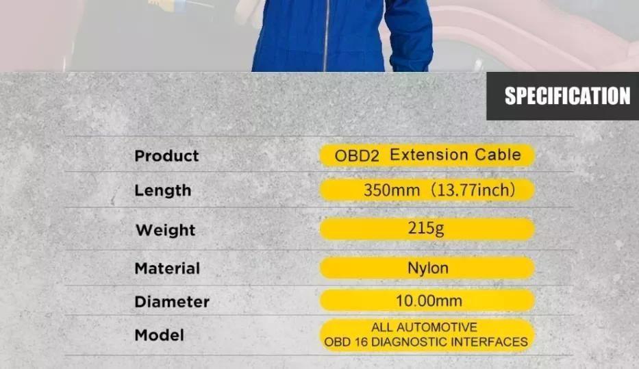 Cable Autool Adaptador Obd2 1 A 2 35 Cm-3