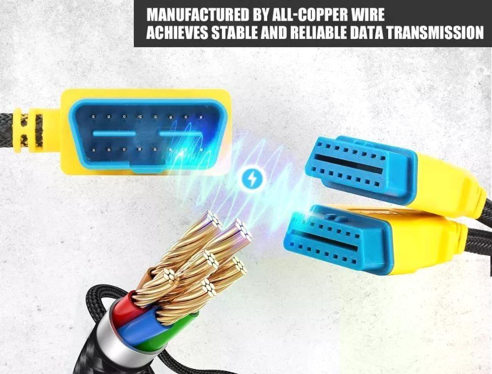 Cable Autool Adaptador Obd2 1 A 2 35 Cm-6