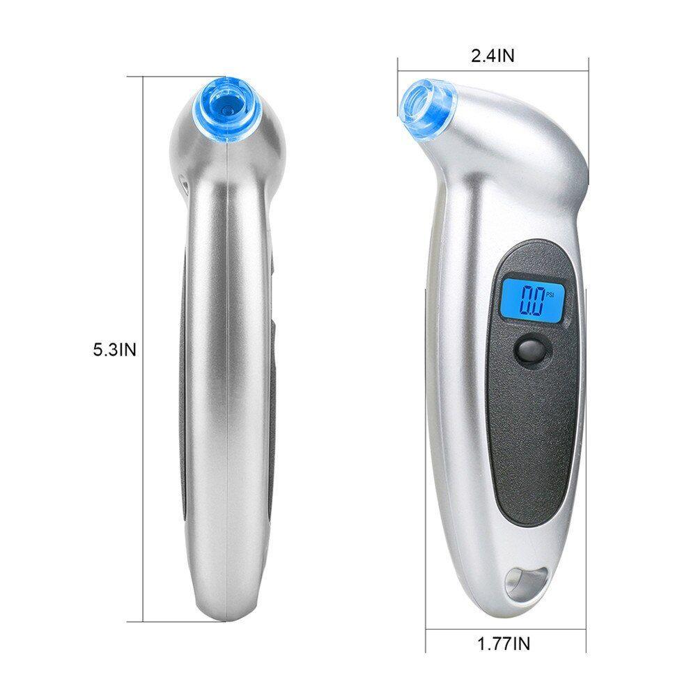 Medidor Digital de Presión de Neumáticos Luz LED-5