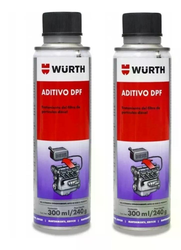 2x Aditivo Dpf Wurth 300ml Filtro De Partículas-0