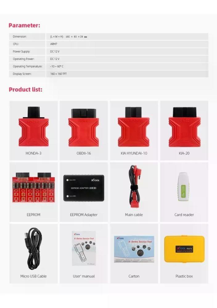 Scanner Xtool X100 Pro2 Km Llaves Immo-9