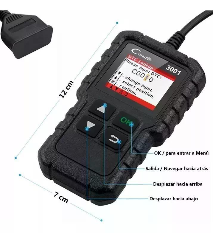 Escaner Launch Creader 3001 Obd2-2